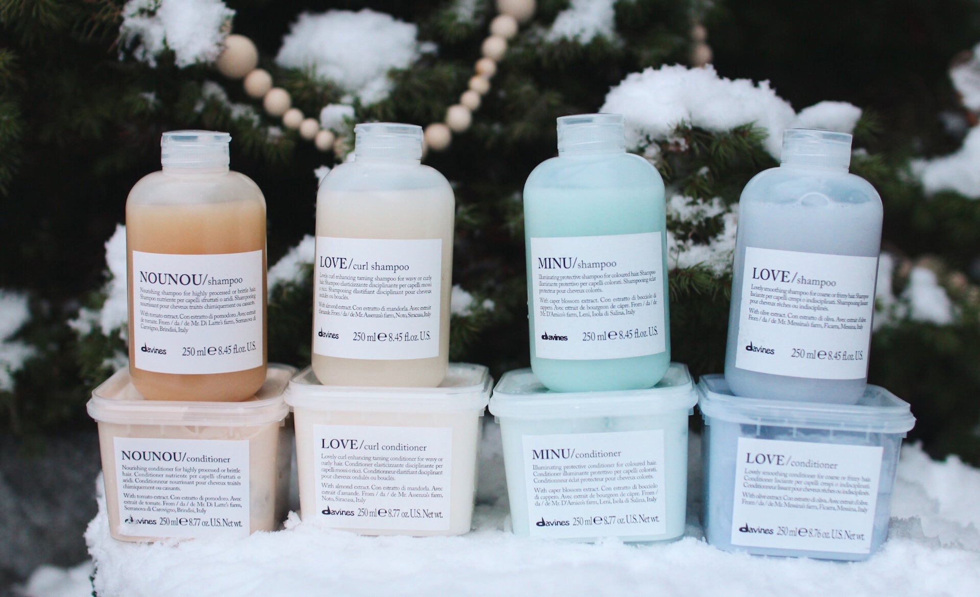 Davines winter haircare tips