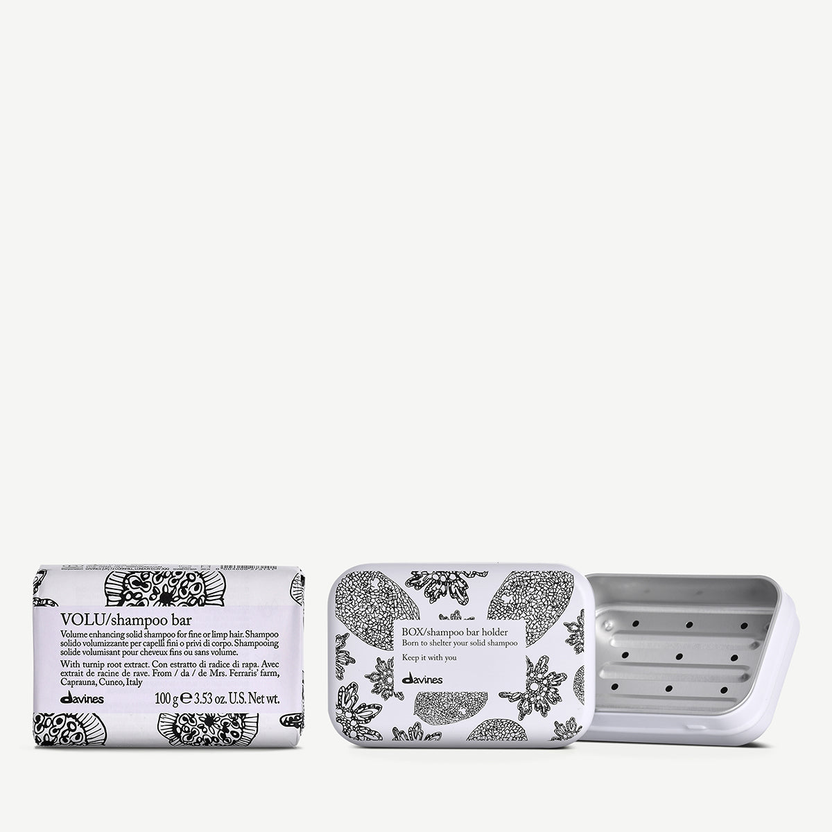 VOLU Shampoo Bar and Case 1  2 pz.Davines
